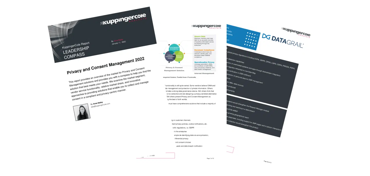 KuppingerCole Privacy and Consent Management Report 2022