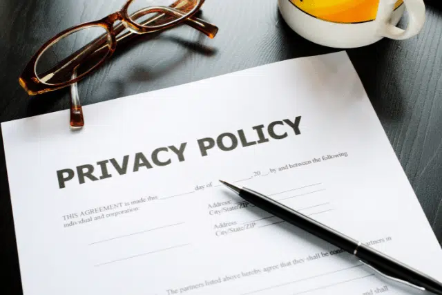 Privacy policies